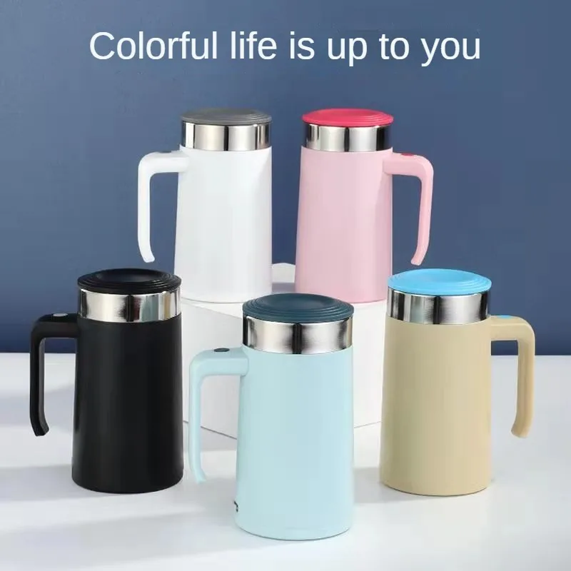 

Innovative Indolent Individual Reusable Present Coffee Mixing Mug 450ml Workstation Mug With Grip Beverage Cup Branded Emblem