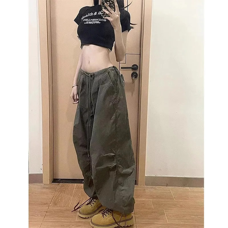

Off ey een High Street Qui Dry Work Pants Women Summer Loose Sports Slim Wide Leg Pants Casual Comfortable Trousers