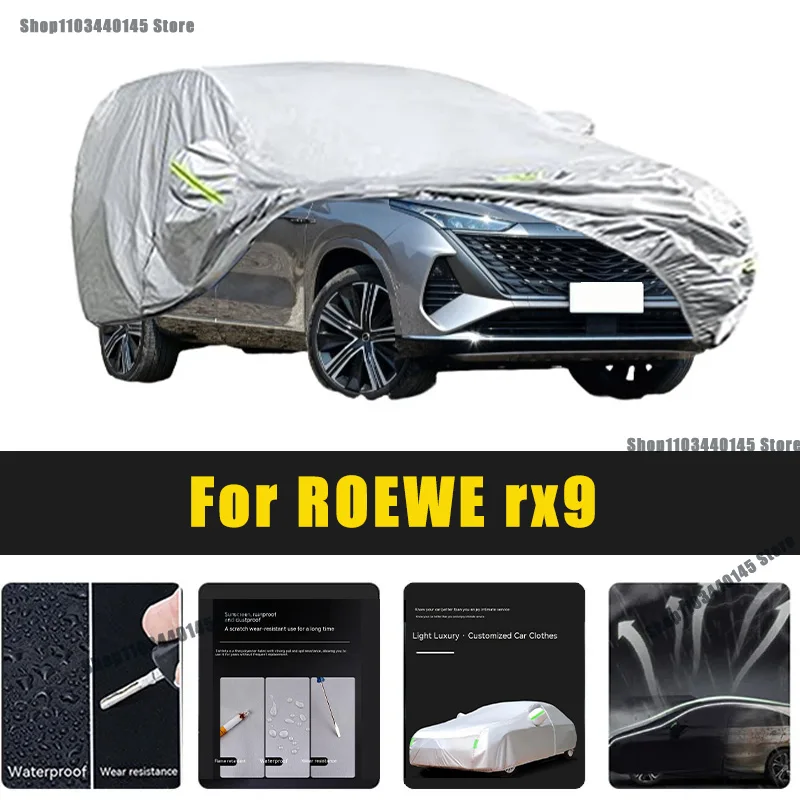 

Full Car Covers Outdoor Sun UV Protection Dust Rain Snow Oxford cover Protective For ROEWE rx9 Accessories car umbrella