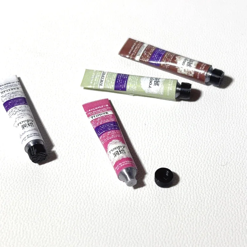 Modelo de crema de manos en miniatura para casa de muñecas, accesorios de maquillaje para decoración de casa de muñecas, juguetes para juego de imitación, regalo, 2 uds.