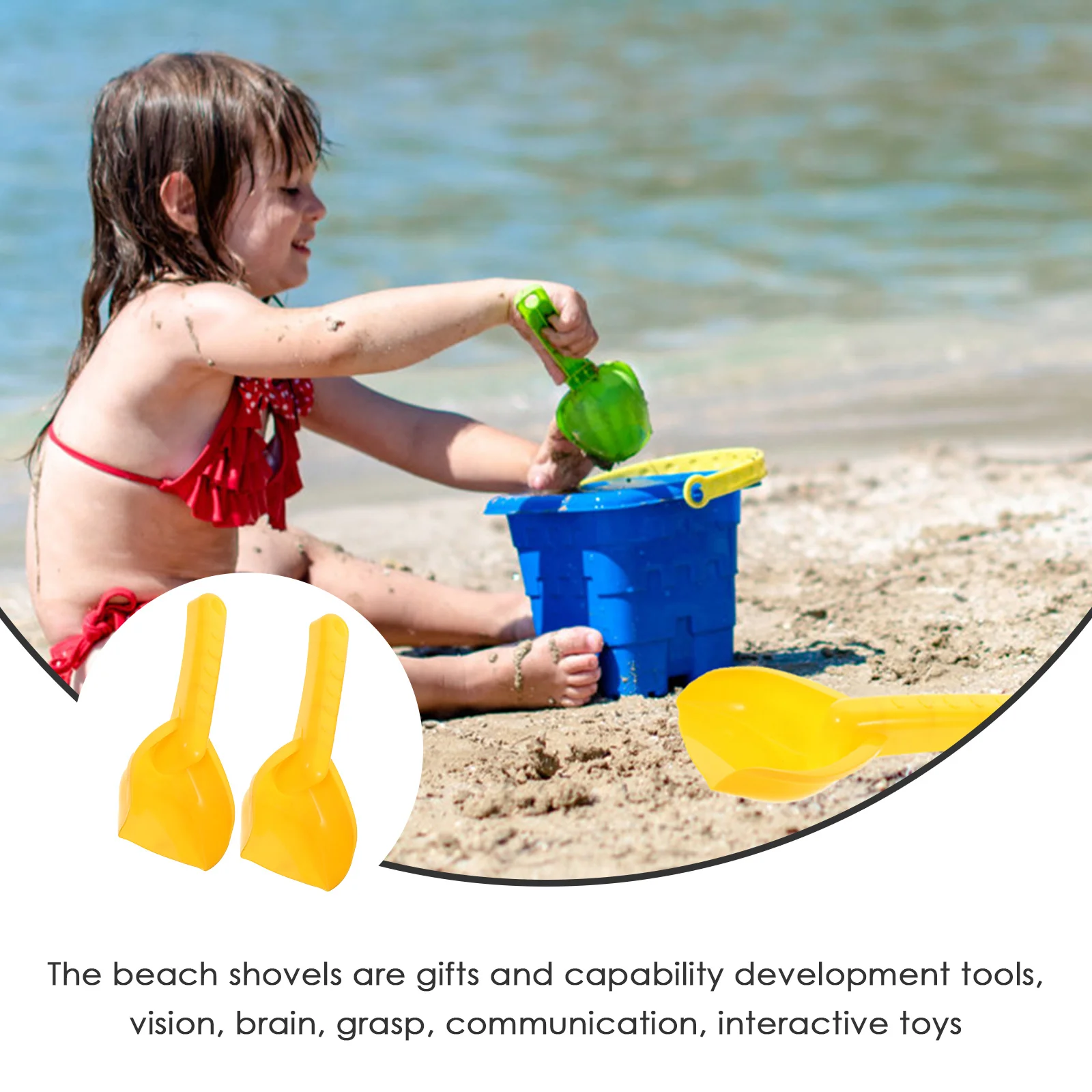 Ensemble de jouets de plage pour enfants, 20 pièces, Mini jouets sable pour fête en plein air en plastique