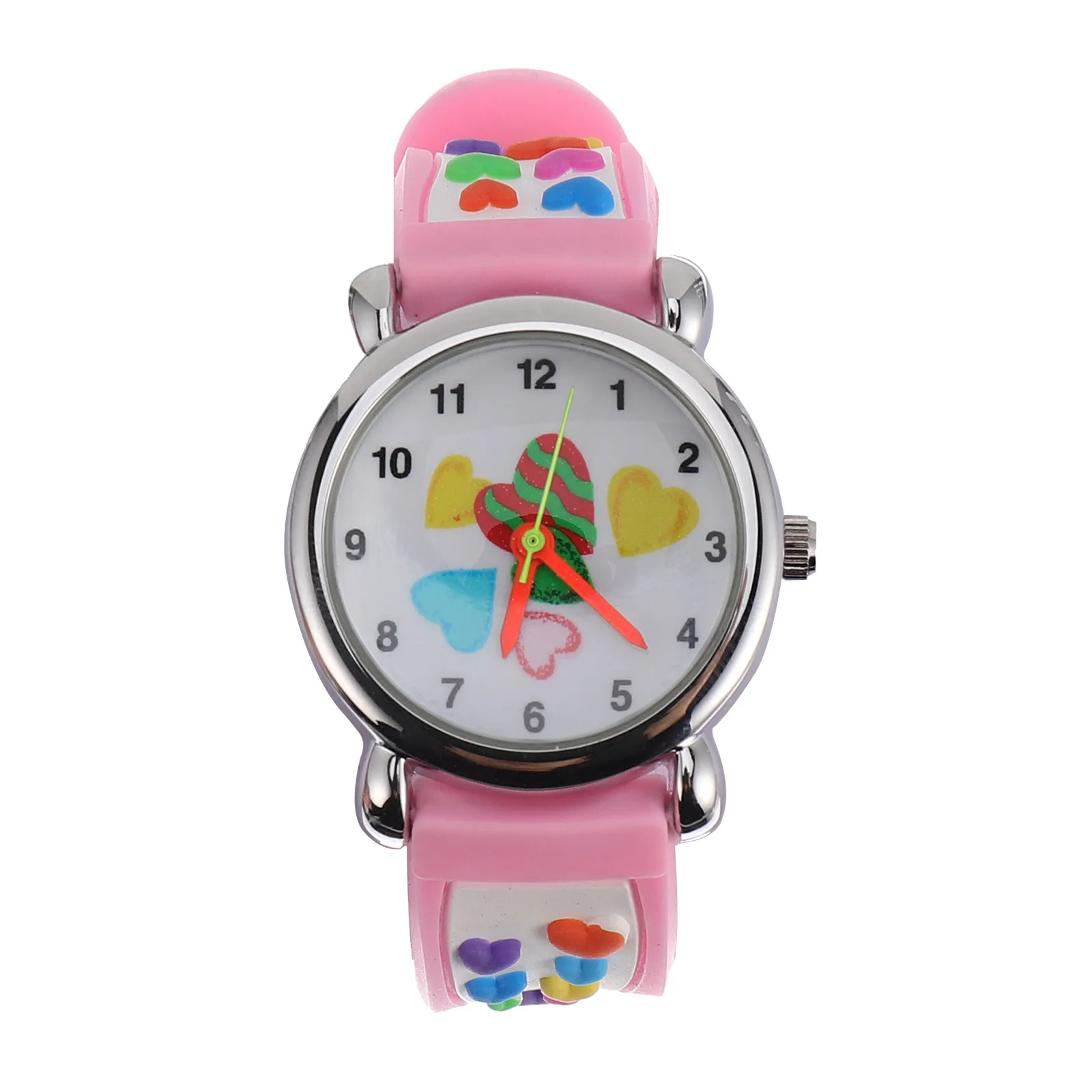 Love Heart Watch Waterproof Cute Quartz Watch Adjustable Strap 's Gift Party Birthday Christmas
