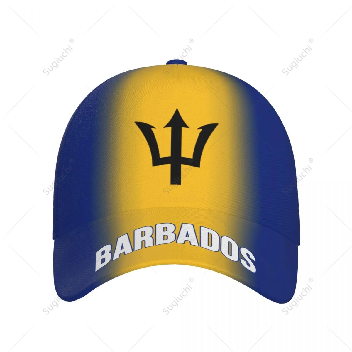Unisex Baseball Cap Hat Barbados Flag Gradient Color 3D Printing for Tennis Outdoor Bike Bicycle Golf Baseball Sports Fans