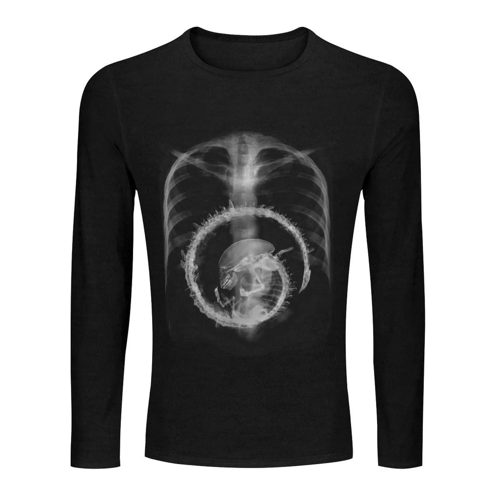 Alien radiography, Alien X-ray Long T-Shirt graphic t shirts t shirt man mens graphic t-shirts big and tall