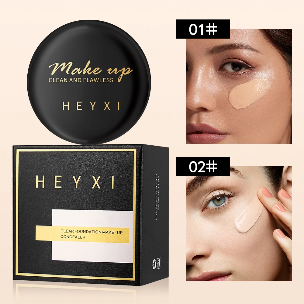 Clear Concealer Cream, Waterproof and Sweat Proof, Durable, Natural Finish, Suitable for All Skin Types