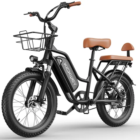 Bicicleta elétrica para adultos, 20 ''1500W Peak Ebike, até 50 milhas 32MPH Bicicleta de montanha elétrica com bateria removível 48V 20AH