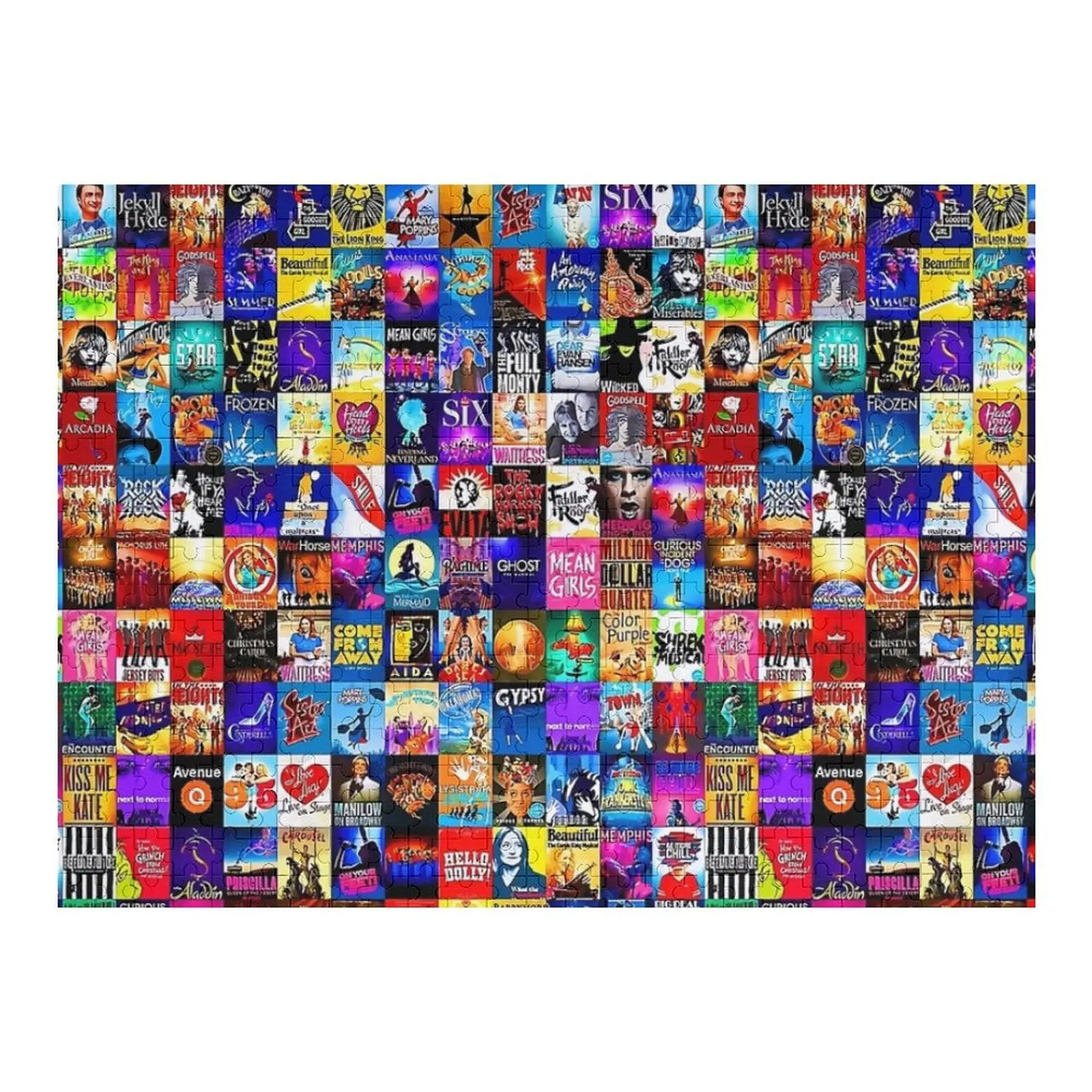 

Music Broadway Theatre Jigsaw Puzzle Personalized Gift Ideas Customized Toys For Kids Personalized Toy Works Of Art Puzzle