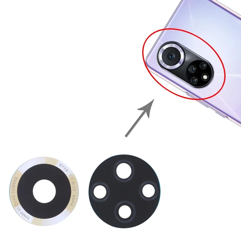 For Huawei Nova 9 / Nova 9 Pro 10 PCS Back Camera Lens