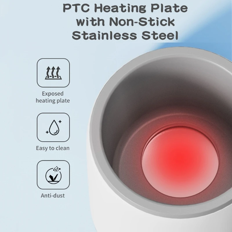 Efficiënte babyflessenverwarmer Handige babyvoedingverwarmer Snelverwarmde flessenwarmer A2UB