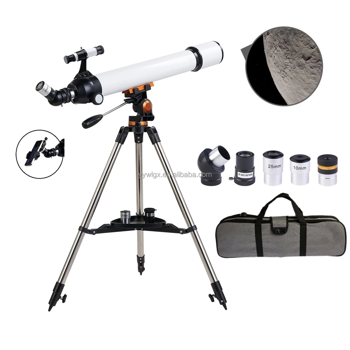 

Times Astronomical Telescope 70700 Bonus Astronomy Software Package Outdoor Moon Star Watching