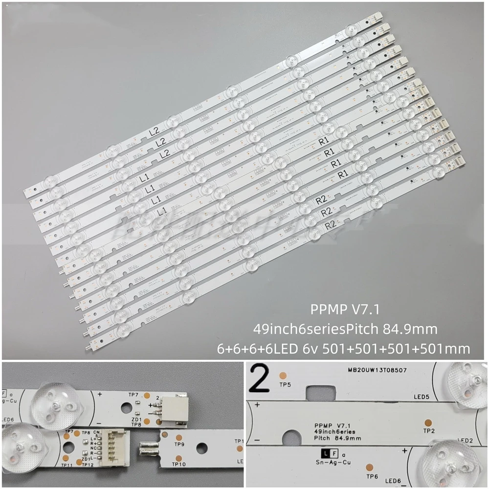 14Pcs Led Strip For… - image