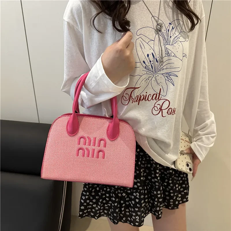 2025, neue Damen-Umhängetasche, schicke kleine gepolsterte Umhängetasche, weiche Kunstleder-Tasche mit Griff oben für den täglichen Gebrauch und Dating ​