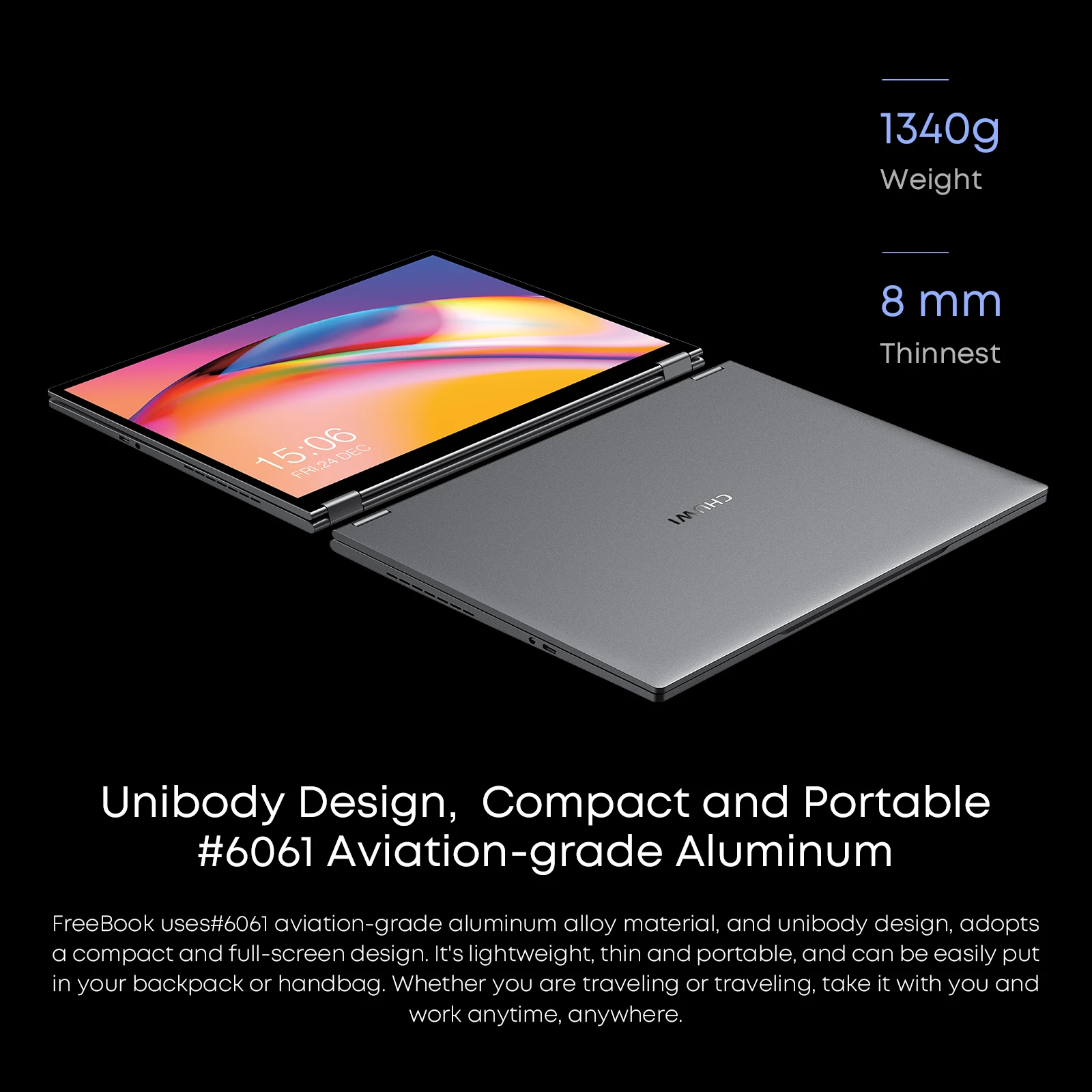 CHUWI FreeBook 13.5 Laptop 16GB 512GB SSD Intel N150