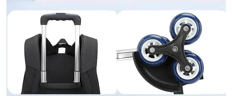 Children School Wheeled Backpack for boys School Trolley Bag Rolling Backpack bag for Boys Primary Student Schoolbags on Wheels