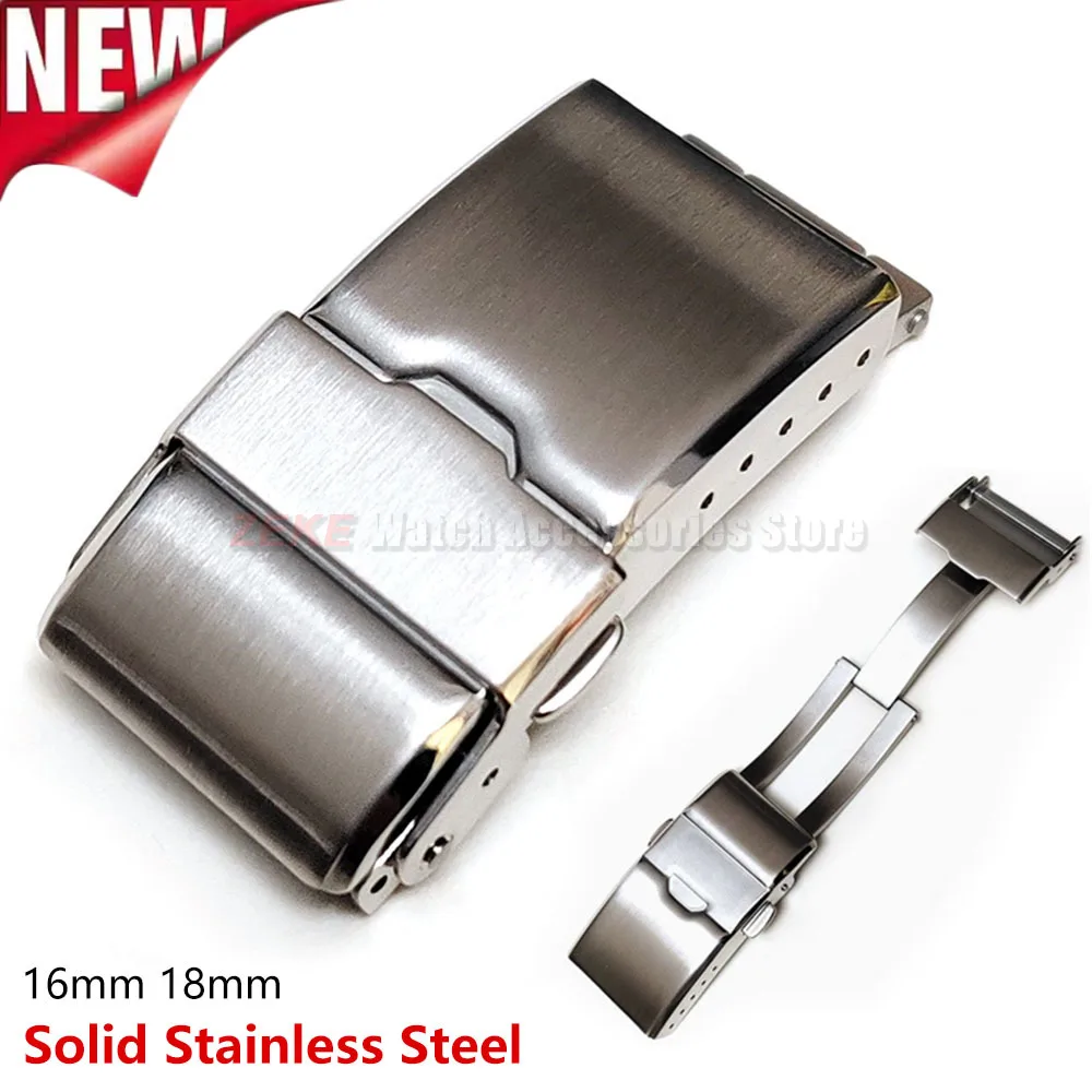 fecho-dobravel-de-aco-inoxidavel-16mm-18mm-para-pulseira-de-relogio-breitling-e-seiko-acessorio-de-botao-em-metal-solido-prata-fosco