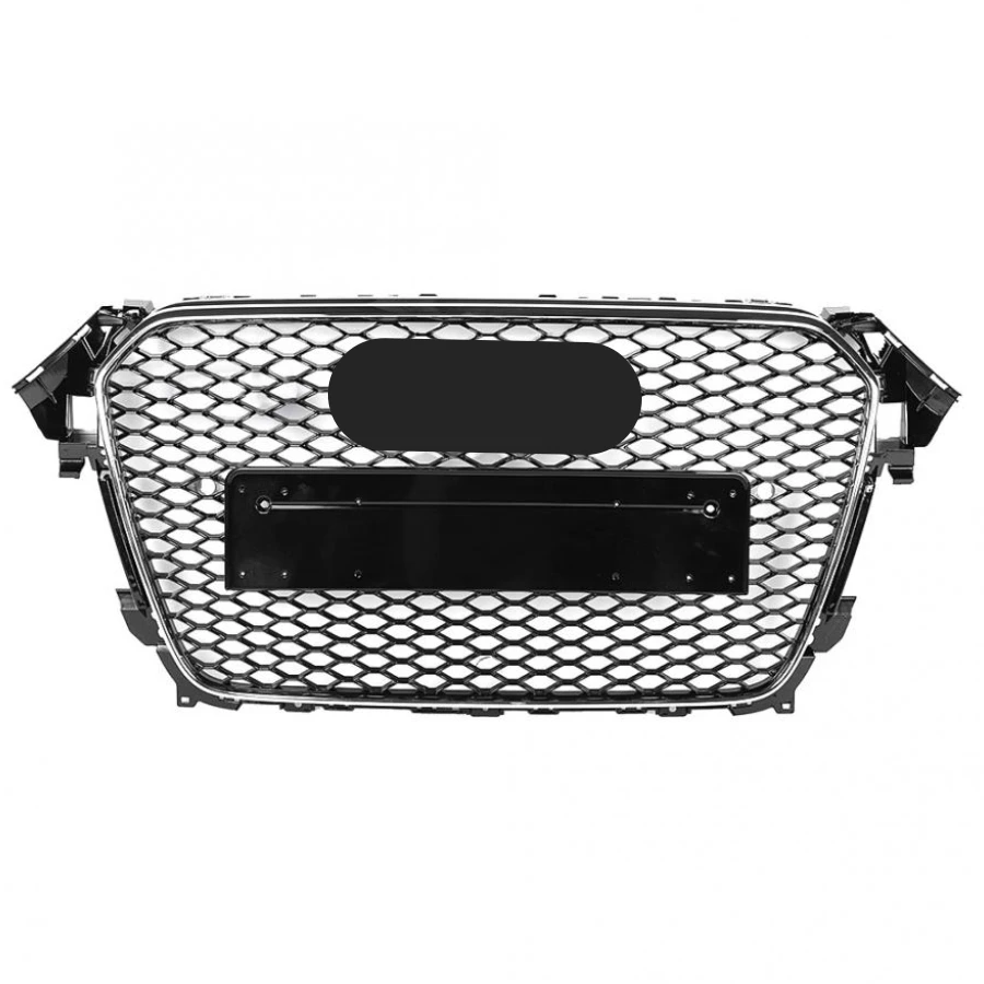 

Honeycomb Grill Mesh Front Hood Grille Bumper Grill Center Grille for RS4 Grill for A4 B8.5 2013-2016 Fast Shipping