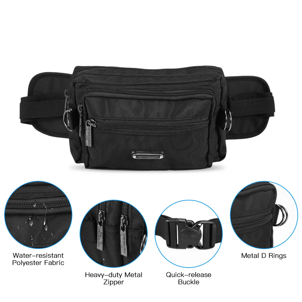 

Поясная сумка Fanny Pack для мужчин и женщин, набедренная сумка для тренировок на открытом воздухе, путешествий, повседневного спорта, бега, пешего туризма, велоспорта, фитнеса, поясная сумка