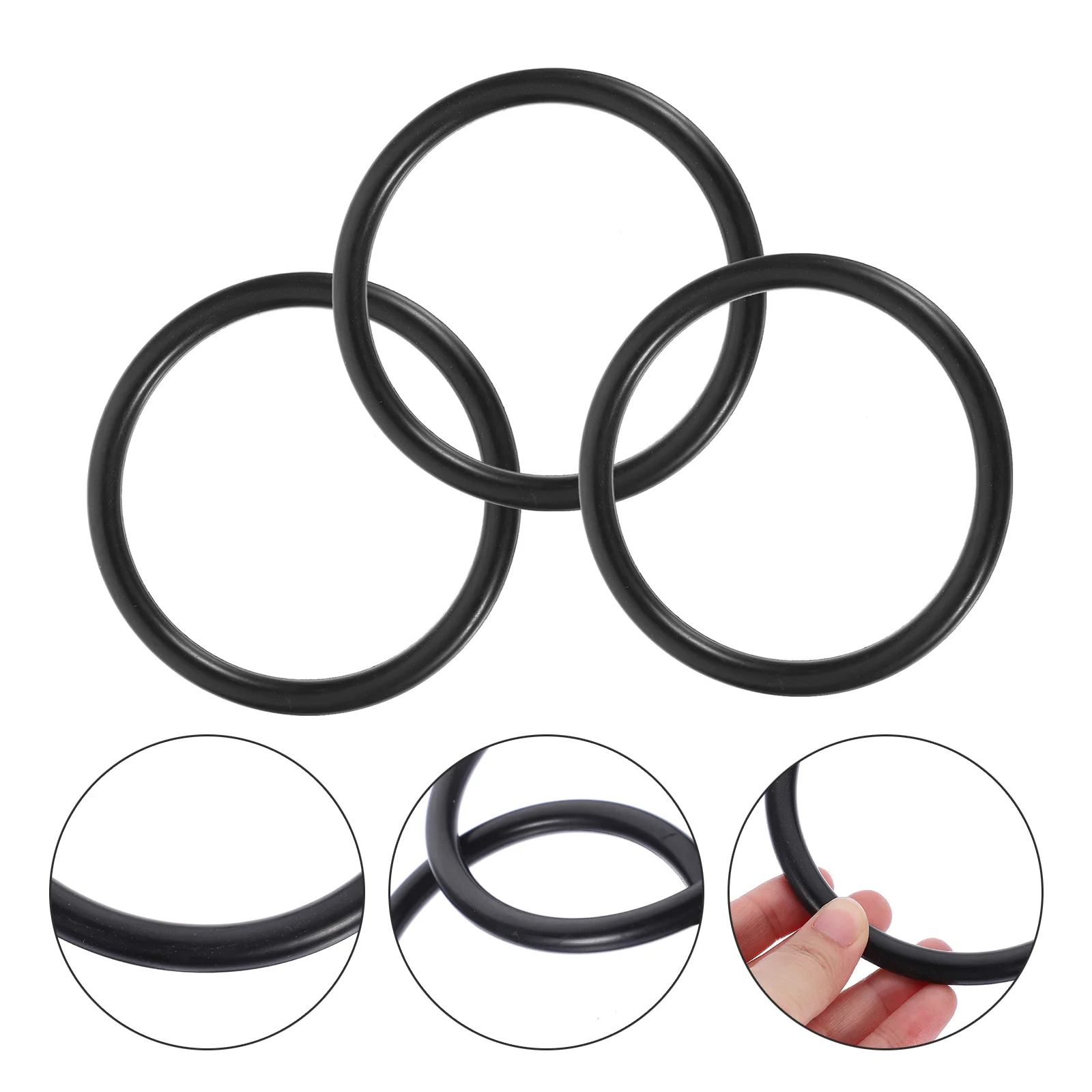 3 Pcs Music Bowl Washer Tibetan Sound Ring O- for Singing Mats Musical Instruments Pad