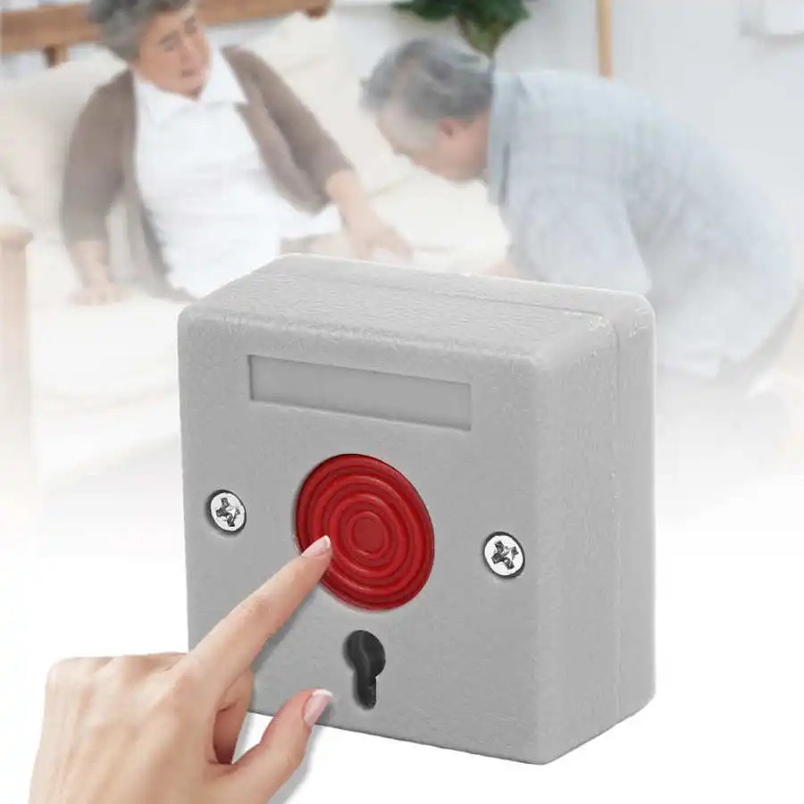 Panic Button Anti Theft Button Alarm for Nursing Homes Banks Jewelry Stores Homes Emergency Supplies