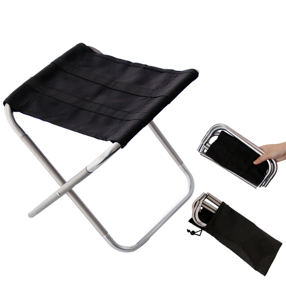 

Outdoor Folding Chair Breathable Compact Camping Stool Foldable Seat Portable Chairs Moisture Permeable