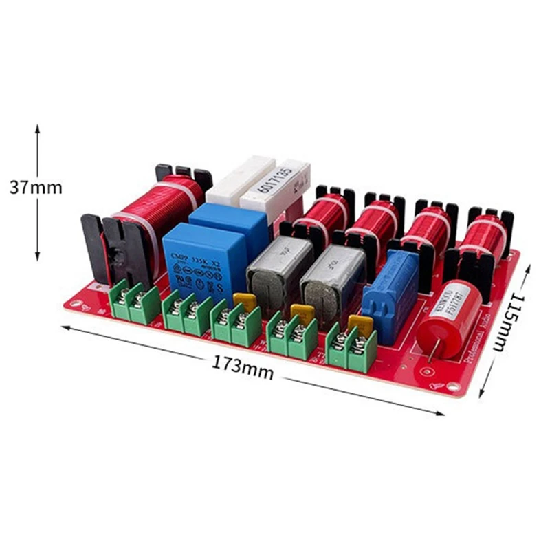 Делитель частоты ПК + металлический 4-полосный делитель частоты высоких + двойных альт + басов