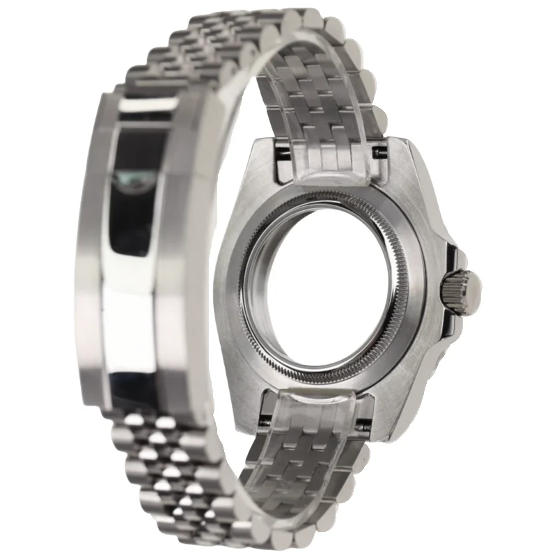 High Quality 40mm Watch Case Diving Waterproof With Sapphire Crystal And Strap For Nh35 Nh36 Mechanical Movement Skx007 Mods