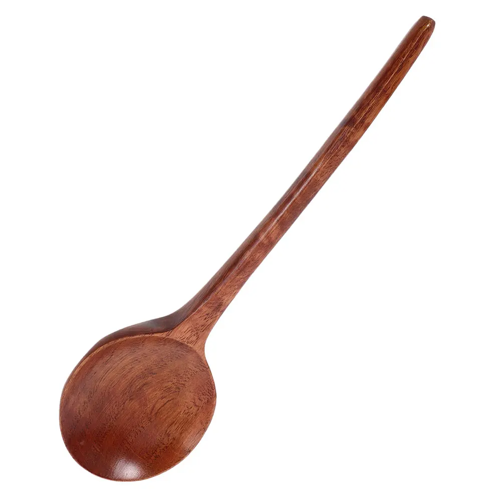 

Long-handled Tortoise Shell Wooden Spoon for Soup Ramen Dumpling Japanese Kitchen Cooking Dining Large Capacity Ergonomic Safe