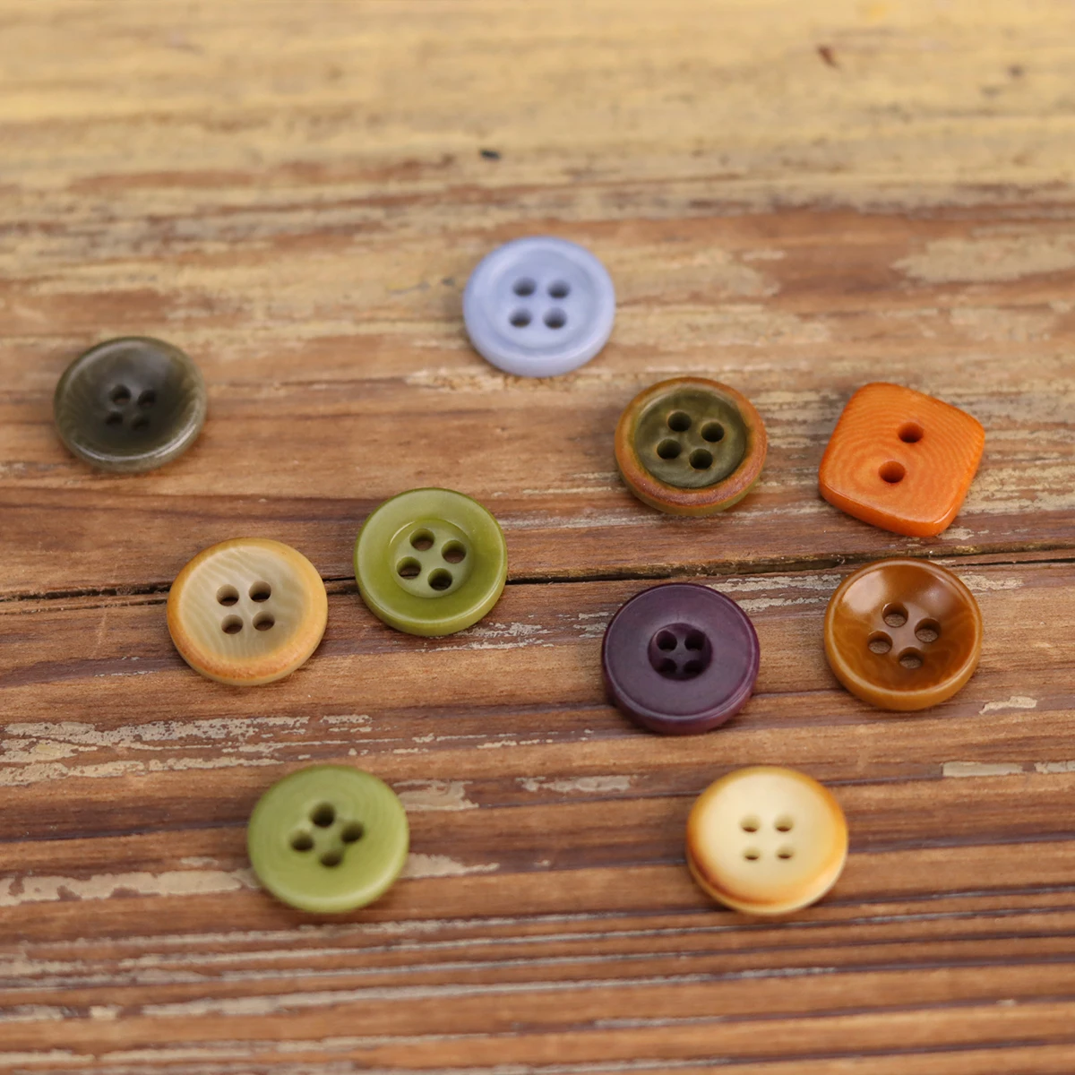 12pcs Colorful ALL Nature Corozo Fruit BUttons Children Clothing Sewing Accessories Knitting Supplies Cutie Button Shirt 11.5mm