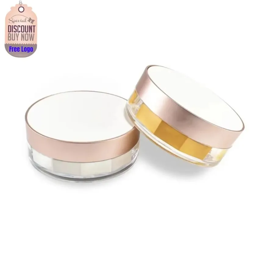 Custom 30g White Box Makeup Setting Powder Waterproof Oil-control Sweat Resistant Long Lasting 9colors Fine Facial Powder Bulk