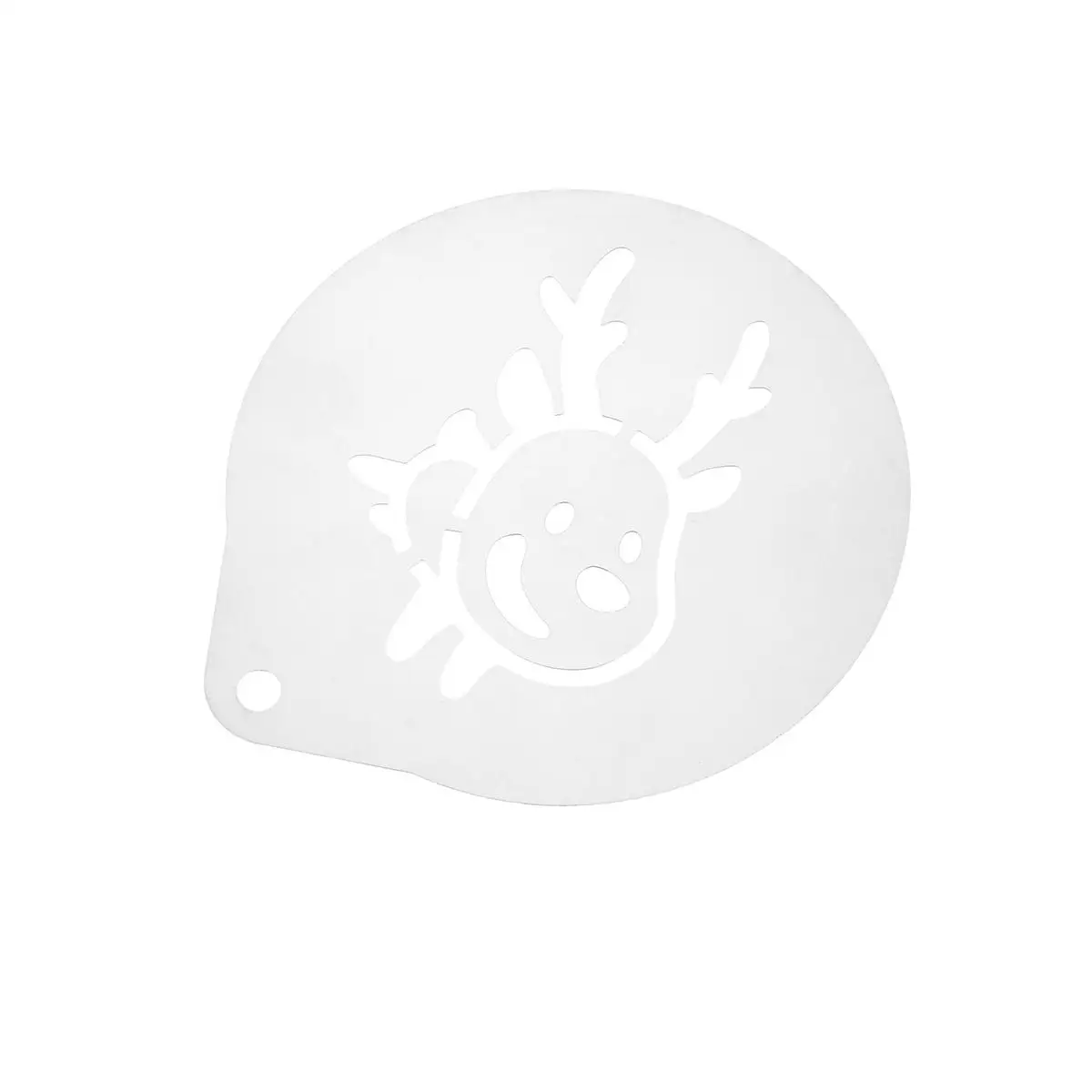 

Coffee Printing Mold Latte Stencil Cake Decorating Hollow Deer Baking Template Stencils Decorative Cup Cupcake Cappuccino