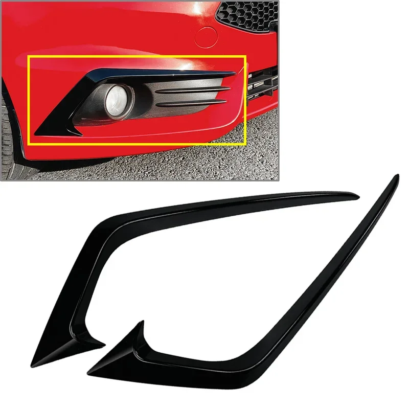 

Car Front Bumper Side Splitter Spoiler Decoration Trim For Ford Fiesta ST MK6 B-Max 2012 2013 2014 2015 2016 2017