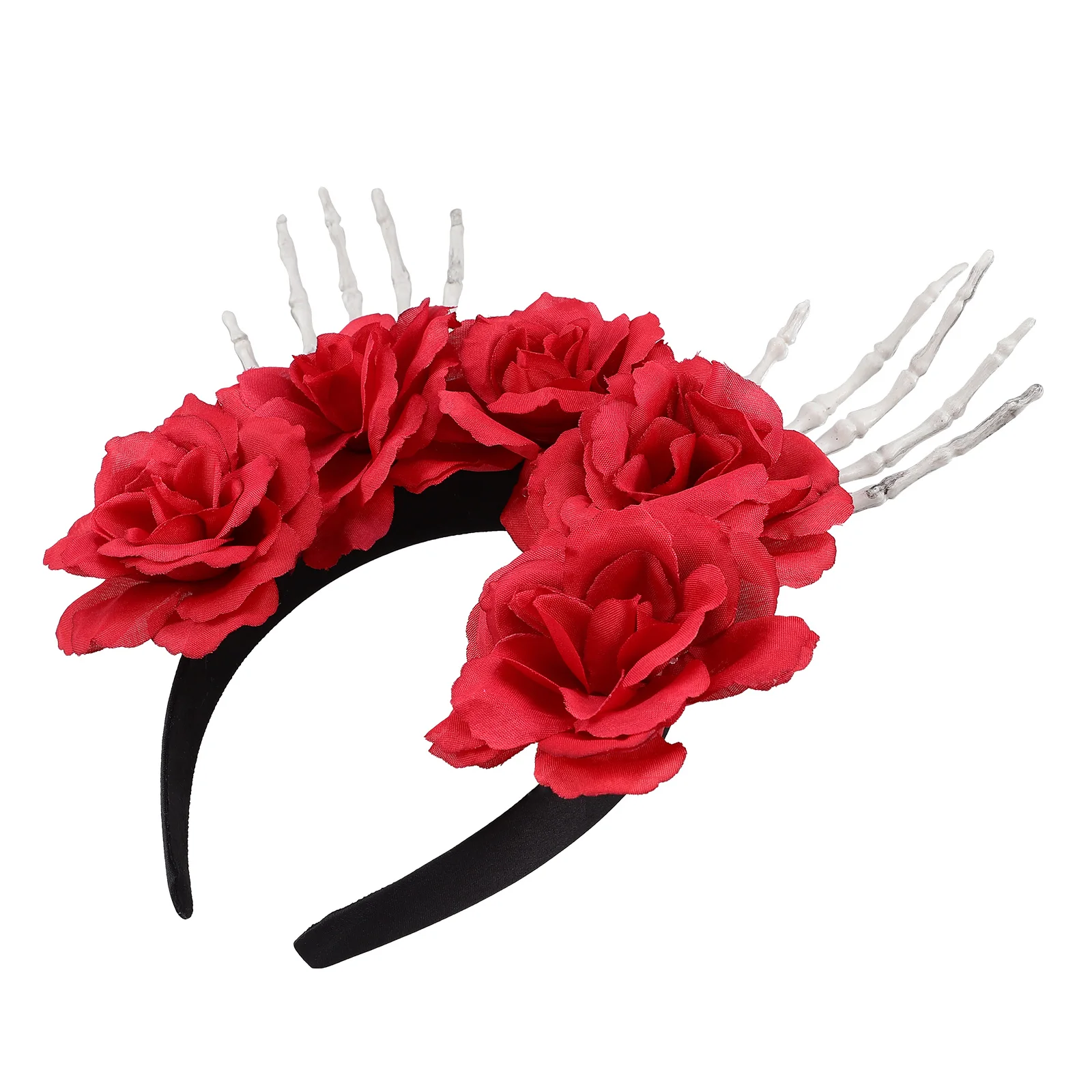 

Hoop Scary Rose Headband Cosplay Costume Unique Adult Party Halloween Role Play Halloween Hair Accessory Cosplay
