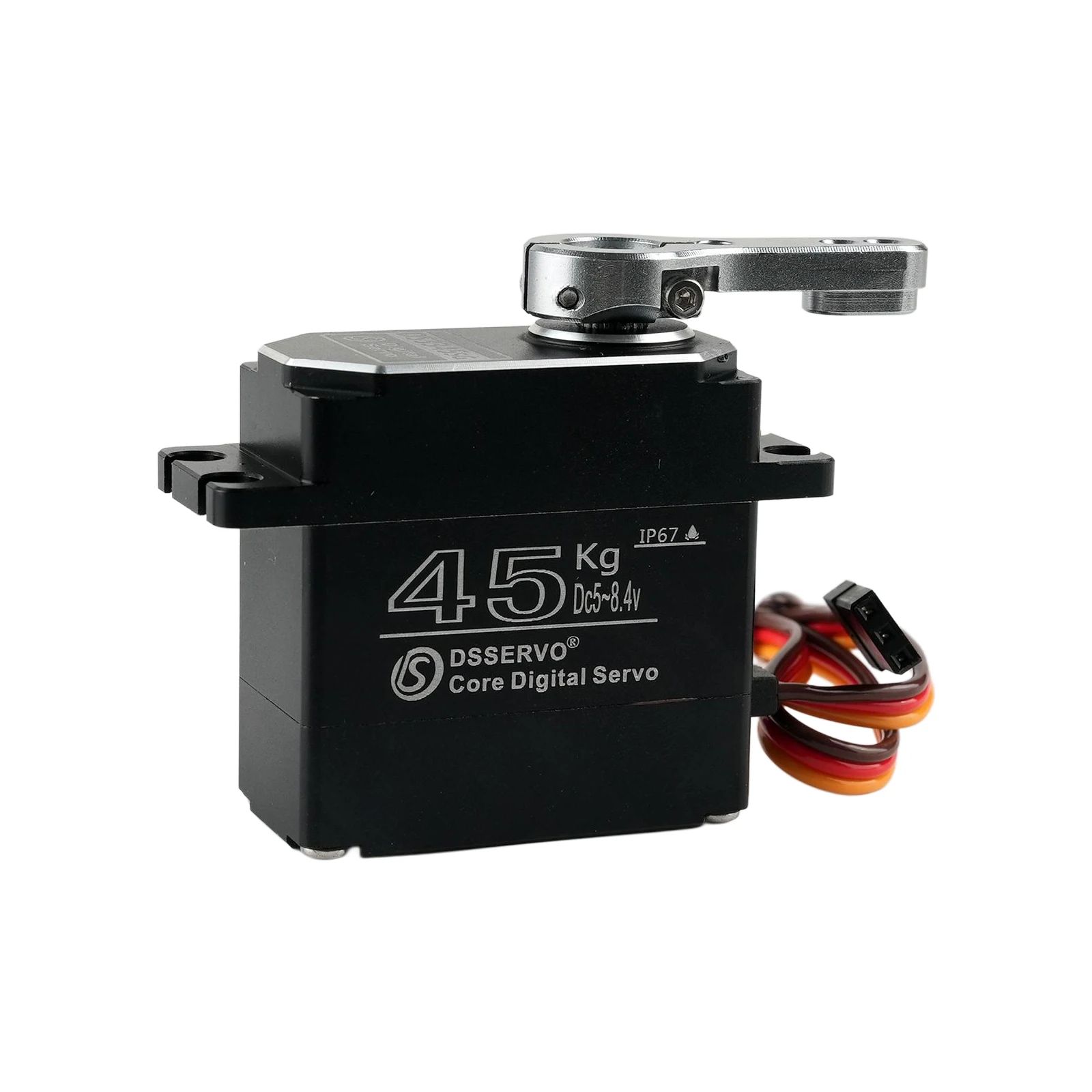Servomoteur numérique entièrement en métal, 45KG DS3345 SG, couple élevé, moteur 270/180/360 degrés, IP67, pièces de jouets pour Robot RC/modèle de voiture
