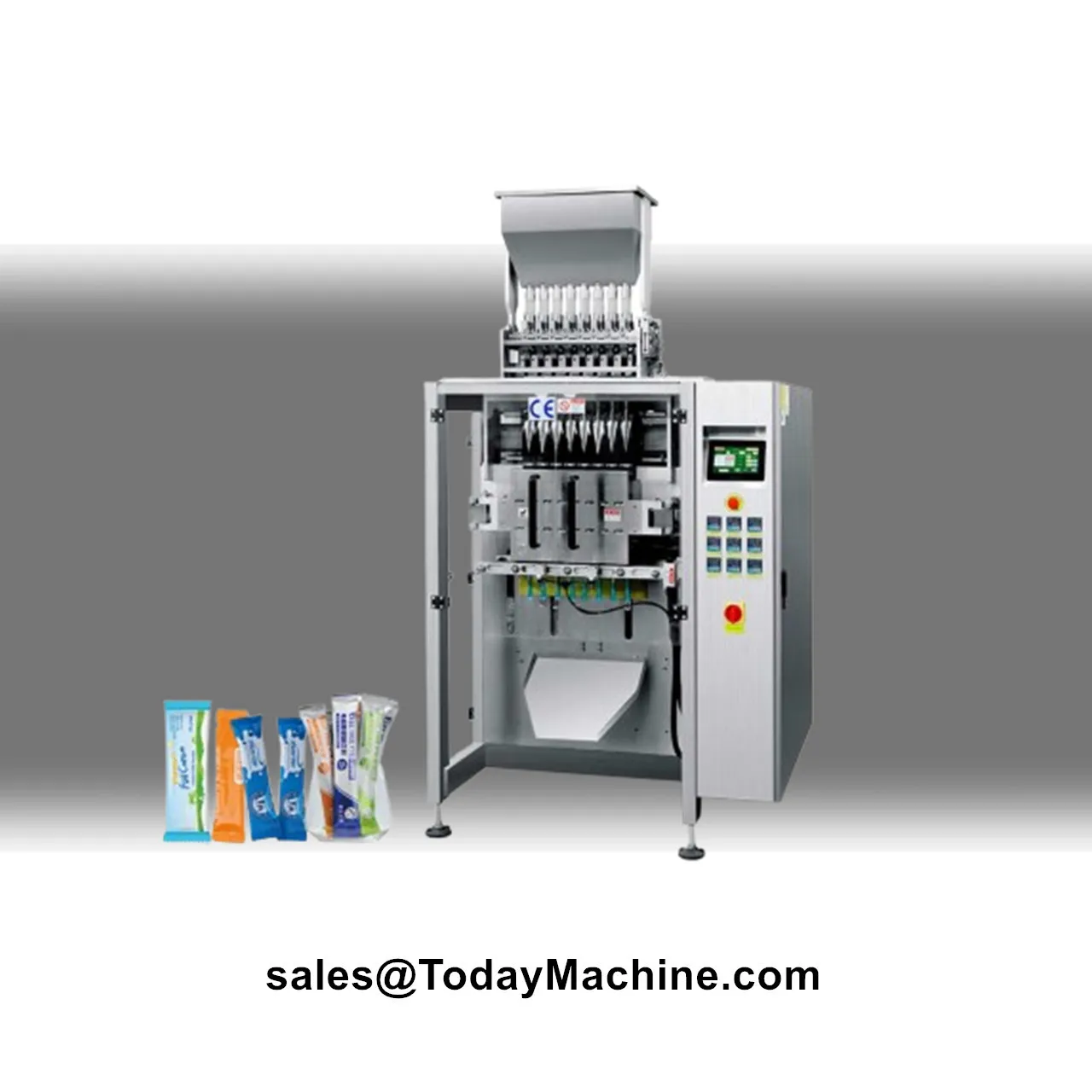 Industrial Multi Lane Jelly Juice Liquid Stick Bag Sachet Filling Packaging Machine