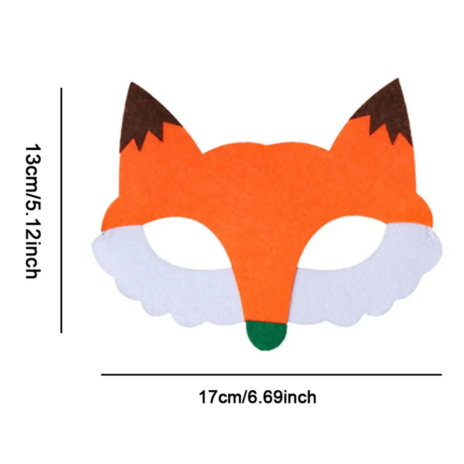 Animal Felt Mask Cute Face Mask for Stage Performance Events Halloween Adults