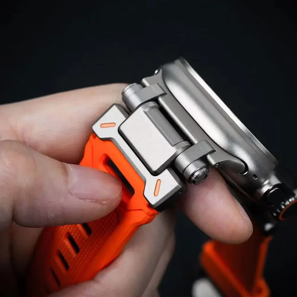 Single Tour Band for Apple Watch Ultra 49mm Strap 44mm 45mm 46mm Men Sports Strap Iwatch Series 10 9 8 7 6 5 Se Luxury Bracelet image 4