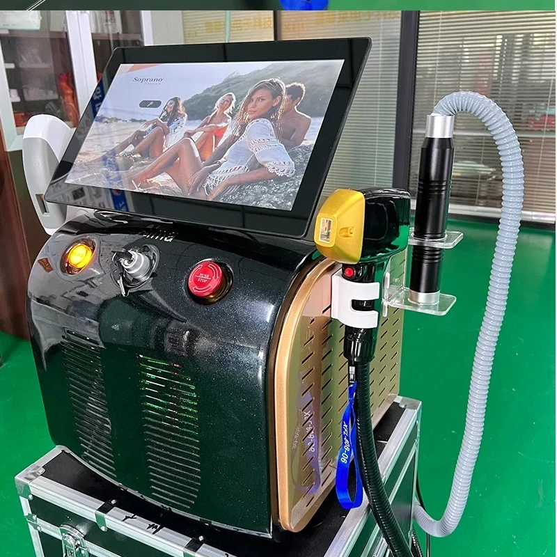 808nm Diode Laser 4-in-1 RF OPT Picosecond Advanced Design Black Hot Selling Professional Beauty Salon Equipment Hair Removal Ma