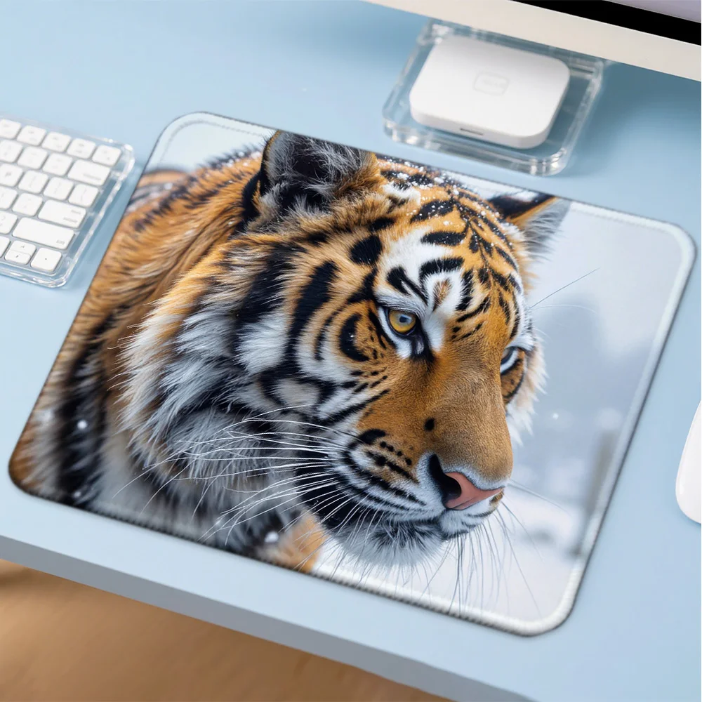 

Tiger, Elephant, Dragon Computer Mat Desk Accessories Pc Gamer Mousepad Company Game Mats Anime Mausepad Table Decoration
