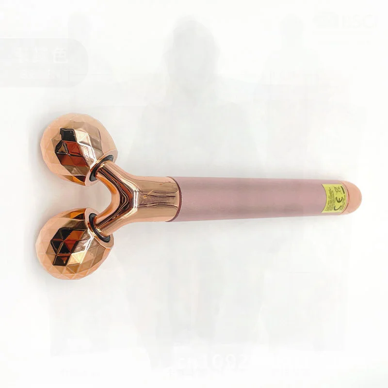 Elektrische Jade Golden Stick 5-in-1 Schoonheid Gezichtsmassager Negatieve Ionenroller Zinklegering voor Huidverzorging Goud Rose Goud Zilver