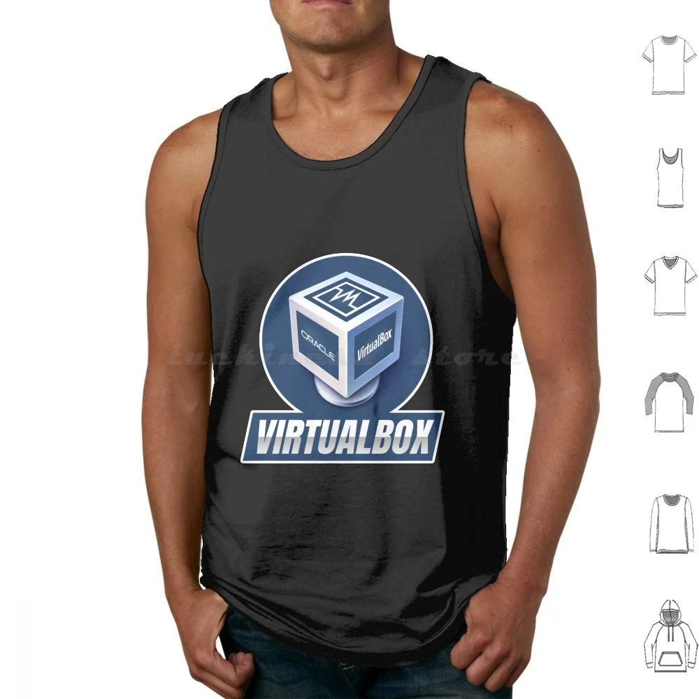 Cyber Security-Ethical Hacker-Oracle Virtualbox Tank Tops Print Cotton Hacker Ethical Hacker Linux Arch Linux Linux