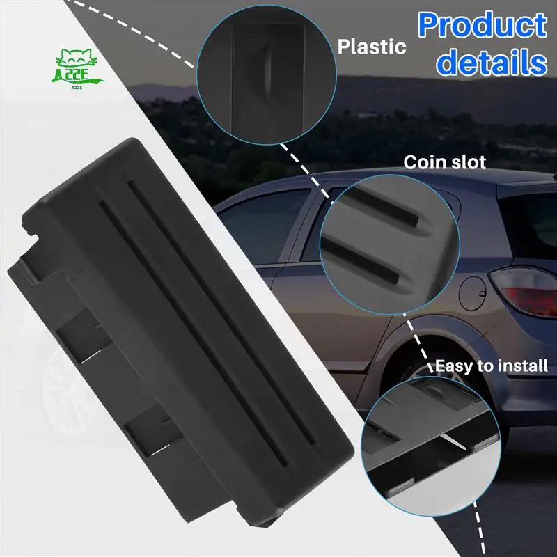 

A22E-For -Polo 9N 2005 - 2010 LHD Black Card Holder Card Slot Coin Slot Central Storage Box 6Q1858373