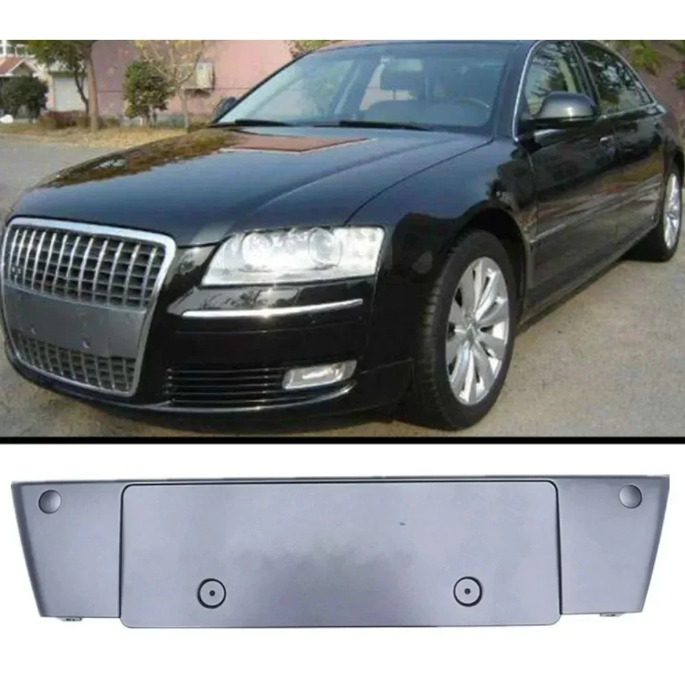 Front License Plate Bracket 4E0807287 for Audi A8 D3 2005-2010 D4 4H0807285AJ 4E0807285AH 4E0807285AB 4H0807285Q D4 14-17