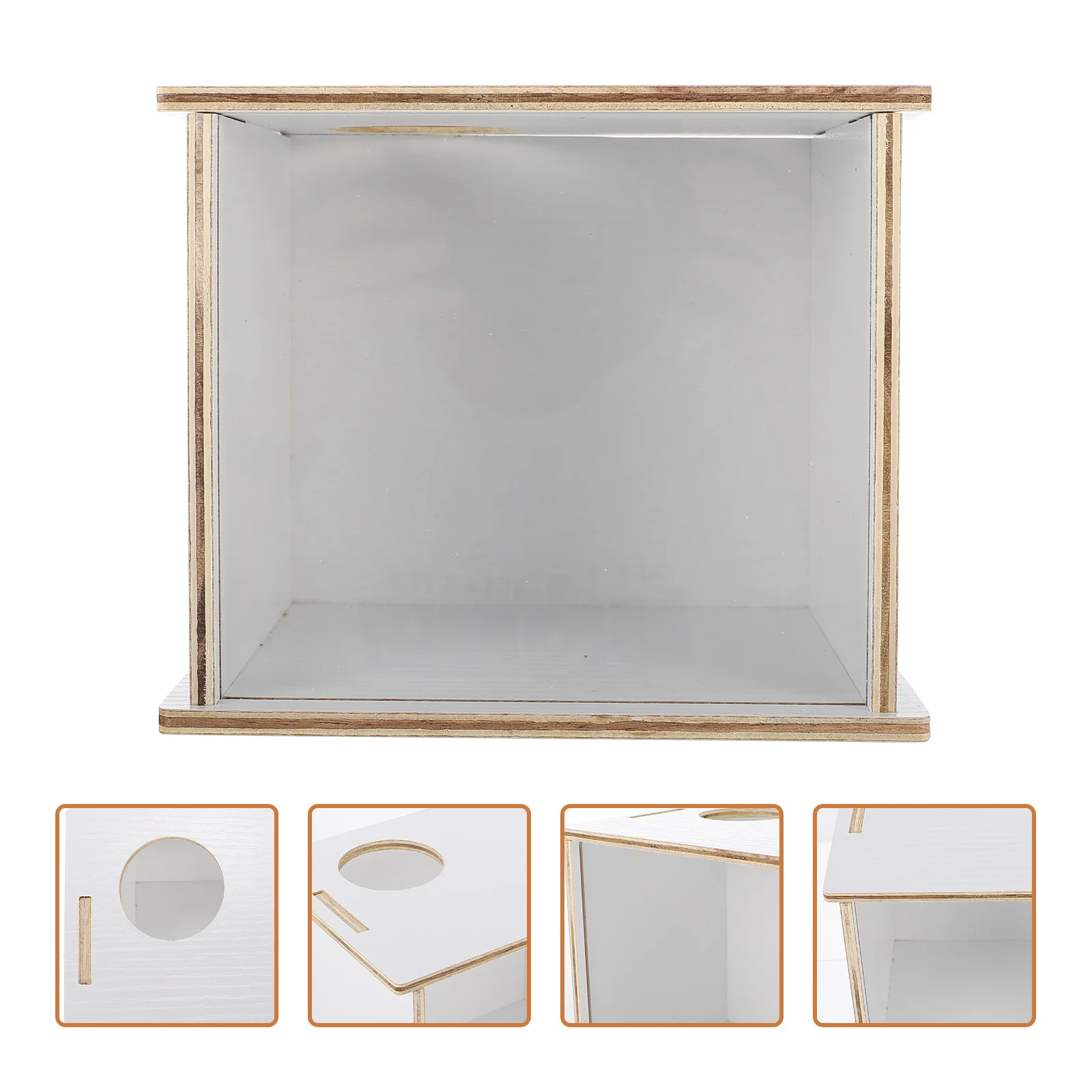 

Hamster Sand Bath Box Acrylic Transparent Pet Toilet For Small Animals Household Chinchilla Bathtub Decorative Sand-Bath Box