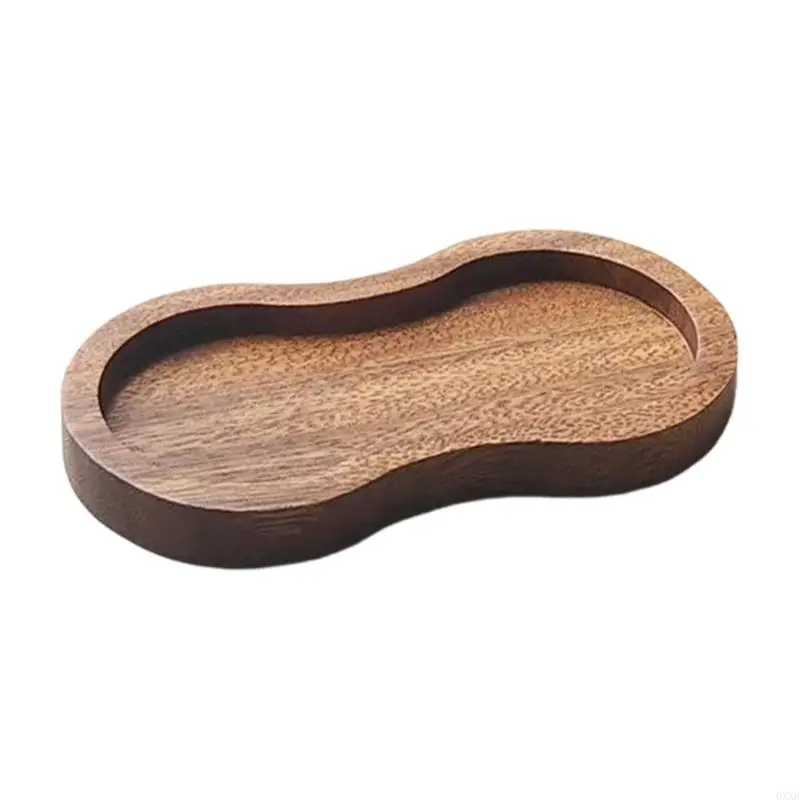 Wooden Salt and Pepper Grinding Tray For Seasonings And Coffee Easy To Maintain 0XXB