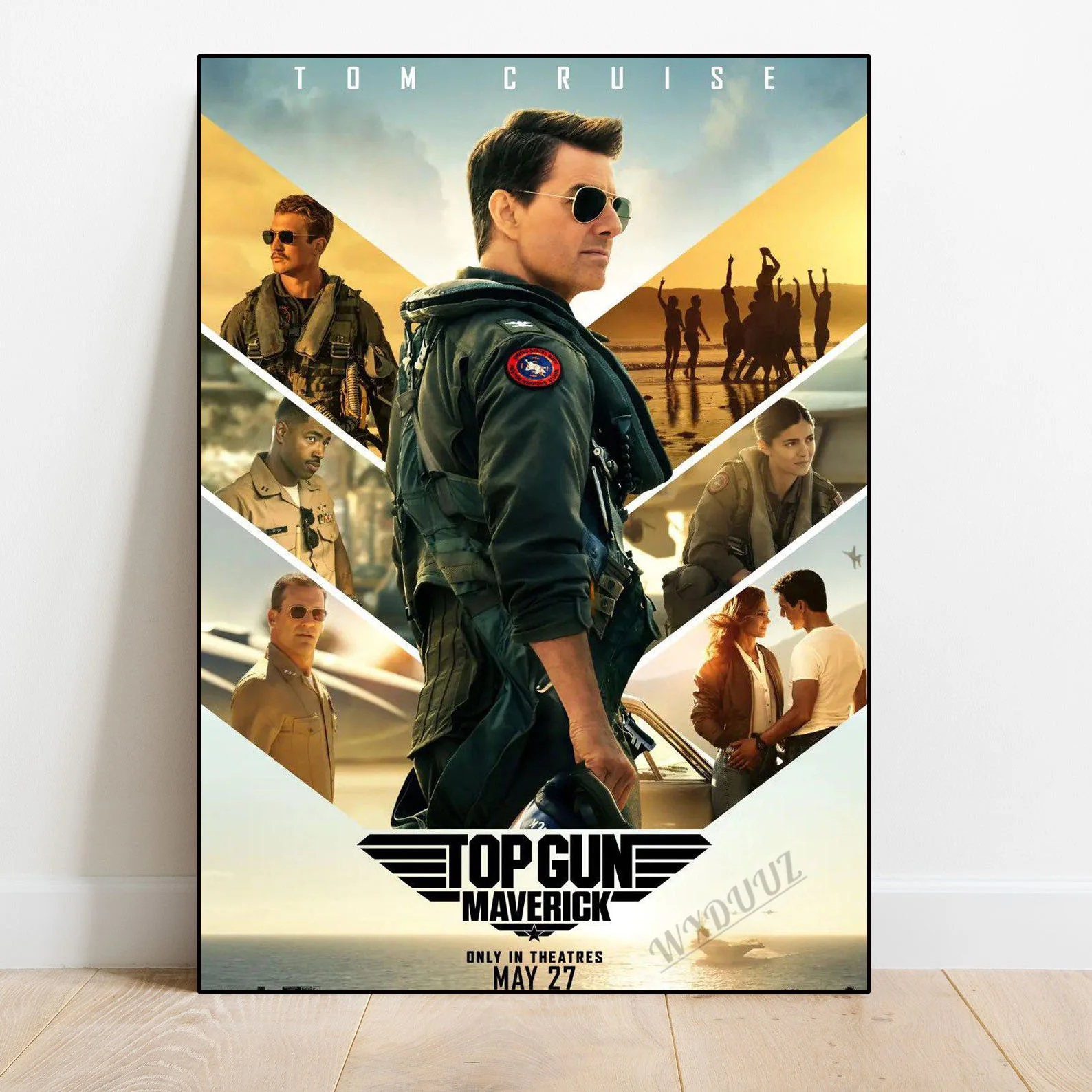 2022 New Movie TV Top Gun Maverick 1986 Retro Art Decor Picture Living Room Wall Decor Poster Quality Canvas Painting Home Decor