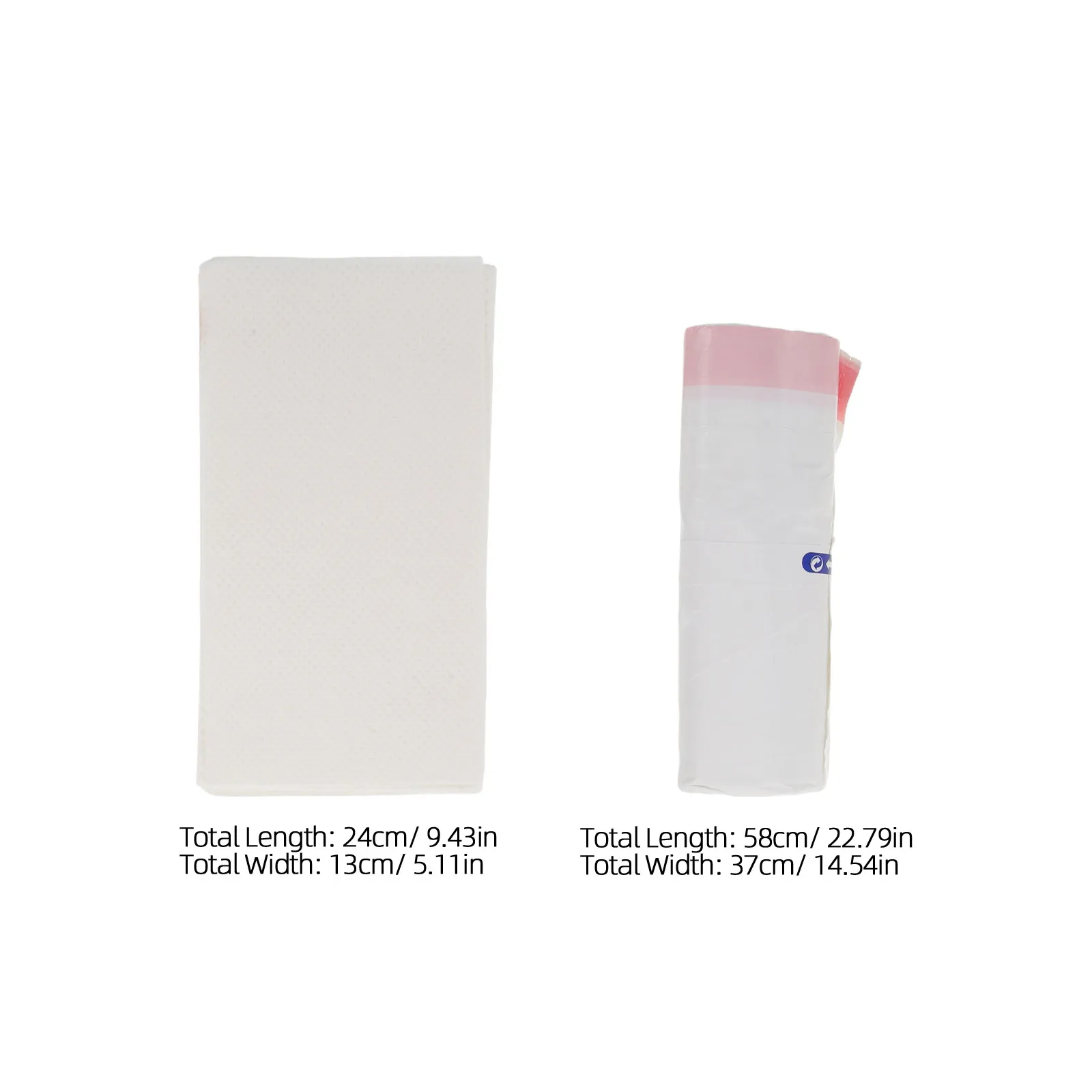 1Set Commode Liners Elderly Bedside Toilet Commode Bags Disposable Portable Potty Chair Liners with Absorbent Pads Quick