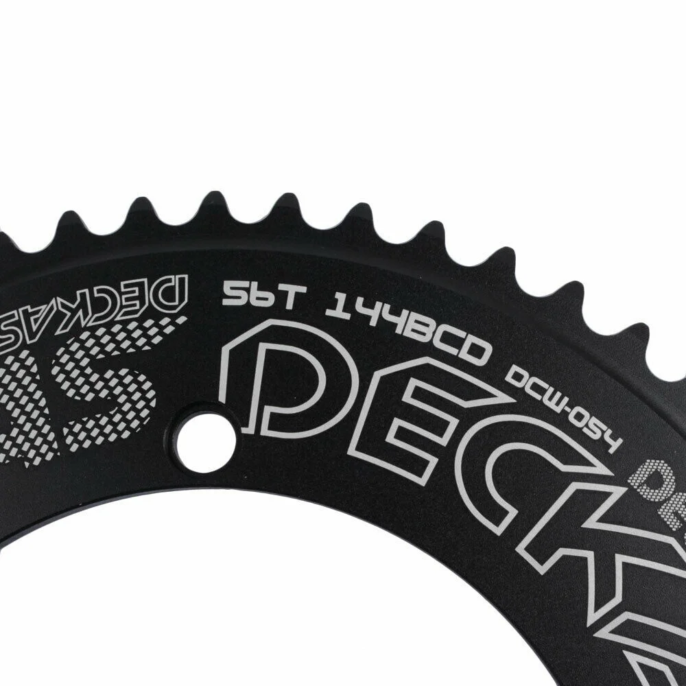 144mm BCD Single Speed Bicycle Chainring CNC Aluminum 44T 46T 48T 50T 52T 54T 56T for Track Bicycle Bike fits 7-12 Speed