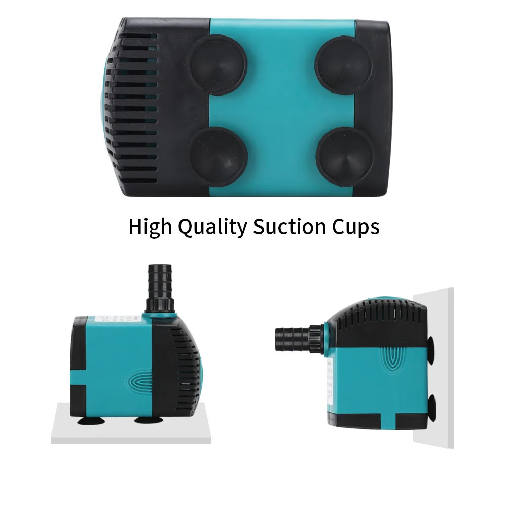 3W 6W 10W 15W 25W Super Silent Multifunctional Diving Fountain Pump Filter Fish Pond Aquarium Pump Tank Garden Fountain