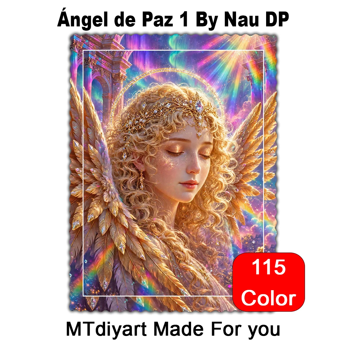 Ángel de Paz 1 By Nau DP 115 Colors 50x70 70x100 Diamond Painting - AliExpress 15
