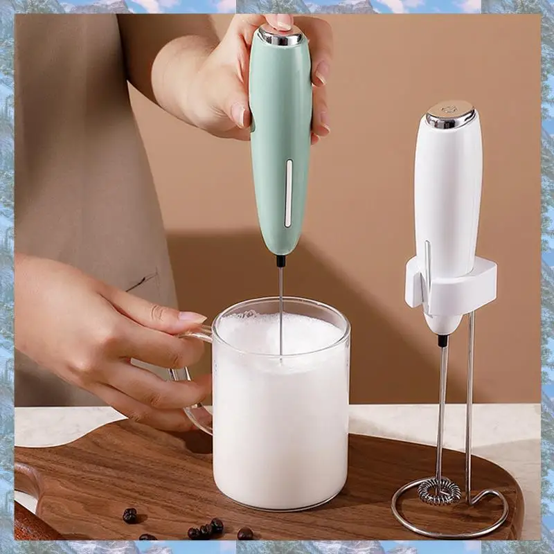 

X16A 2025 NEW-Electric Milk Frother For Coffee Frother Handheld Foam Maker - Electric Milk Frother Handheld Egg Beater With Stan
